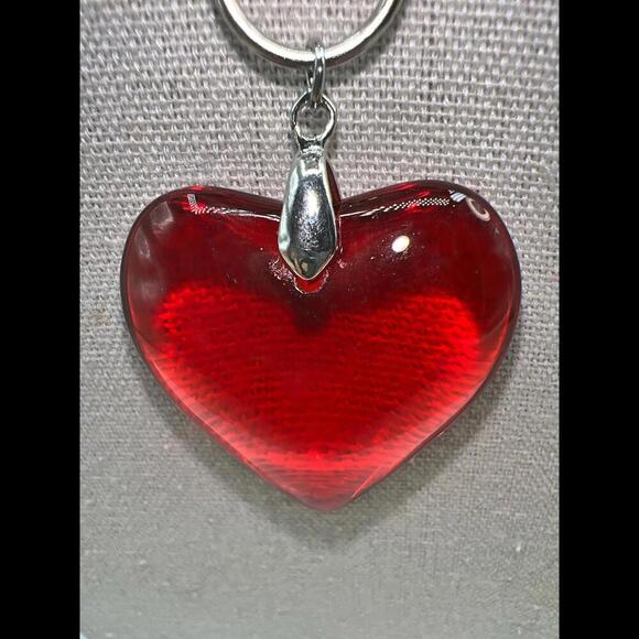 Stunning Black Beaded Heart Pendant Necklace - Picture 8 of 13